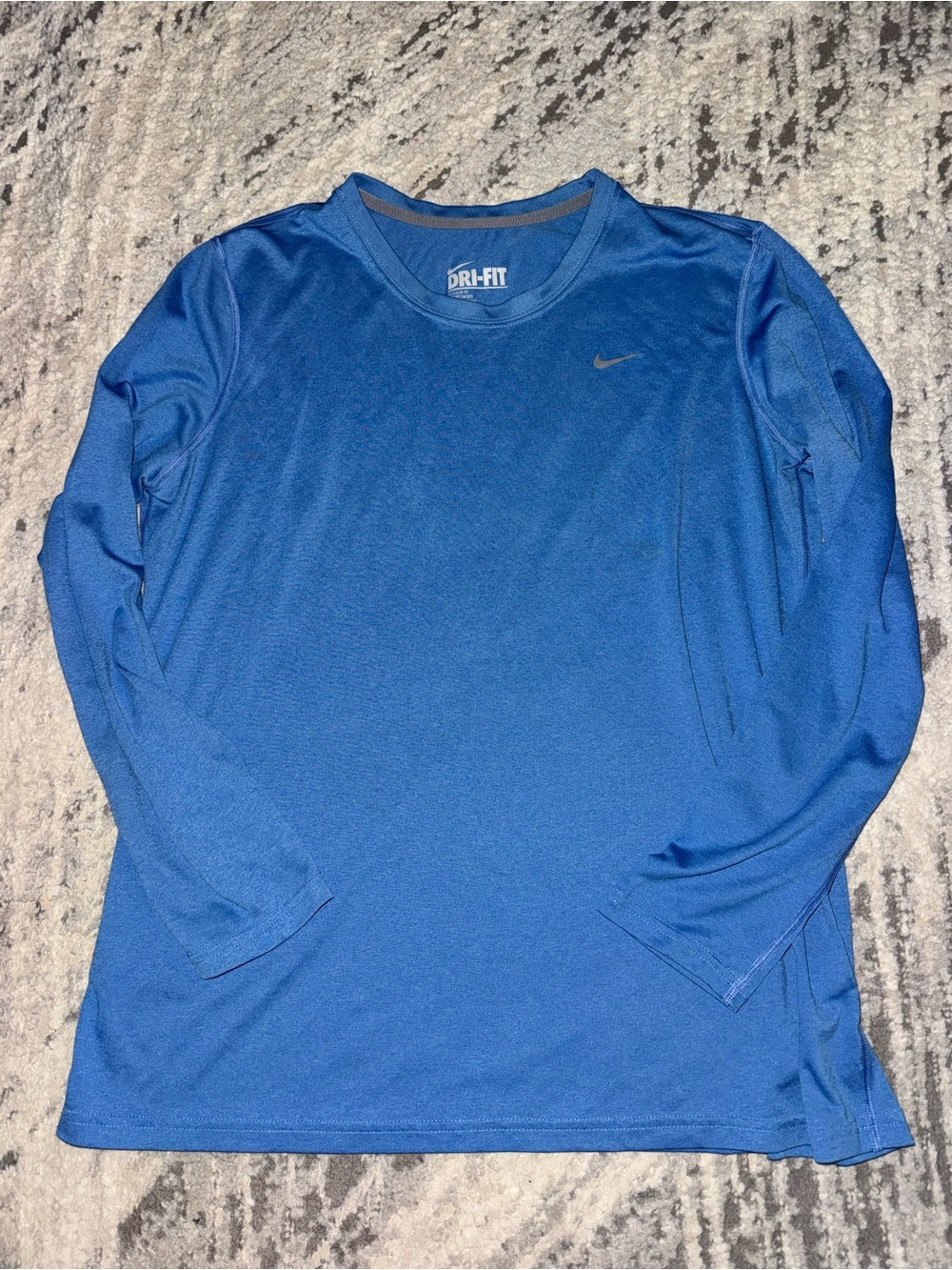 Nike vintage Dri-FIT Long Sleeve Athletic Top - Royal Blue